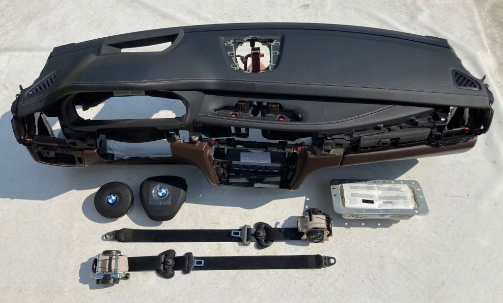 фото №1, Bmw x5 f15 x6 f16 nić приборная панель kokpi консоль подушки безопасности