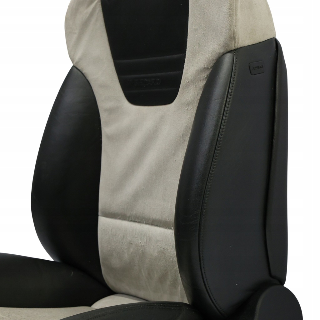 фото №14, Audi a4 s4 b7 сиденье sport recaro левый перед с подогревом кожа alcantara