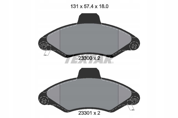 Textar гальмівні колодки гальмівні ford перед escort 90- Ціна