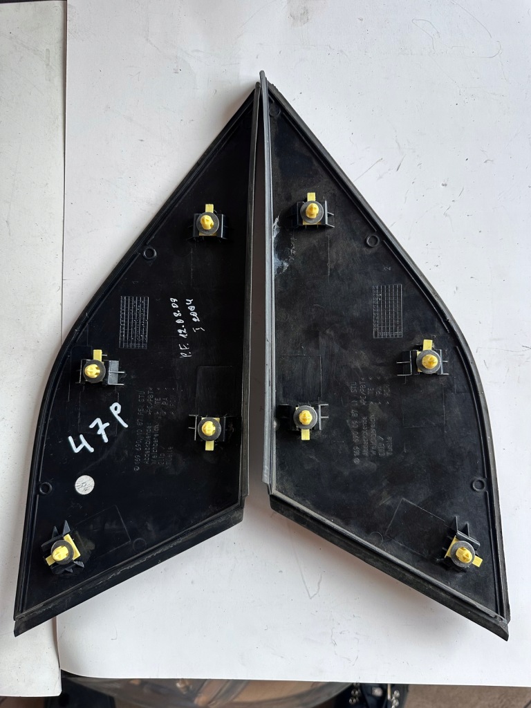 Mercedes b klasa w245 защита треугольник крыла зеркало стойка пластик blue Доставка