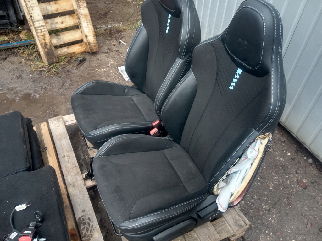 фото №9, Hyundai i20 n i20n 1.6 n-performance комплект сидінь перед задня заднє сидіння сидіння