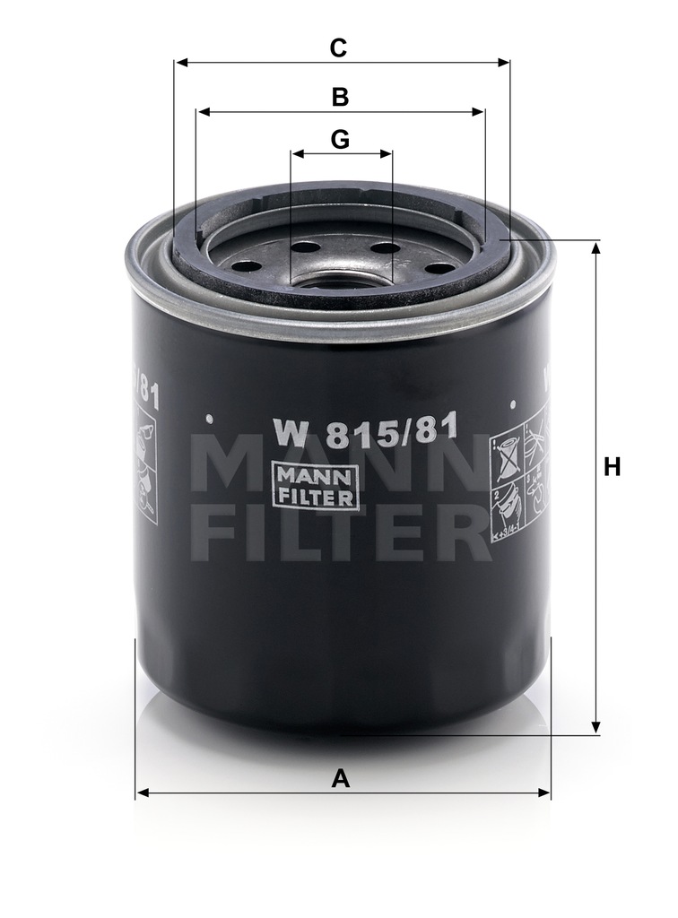 фото №13, Фильтр масла honda accord i, civic i, civic ii, civic iii, crx i, integra,