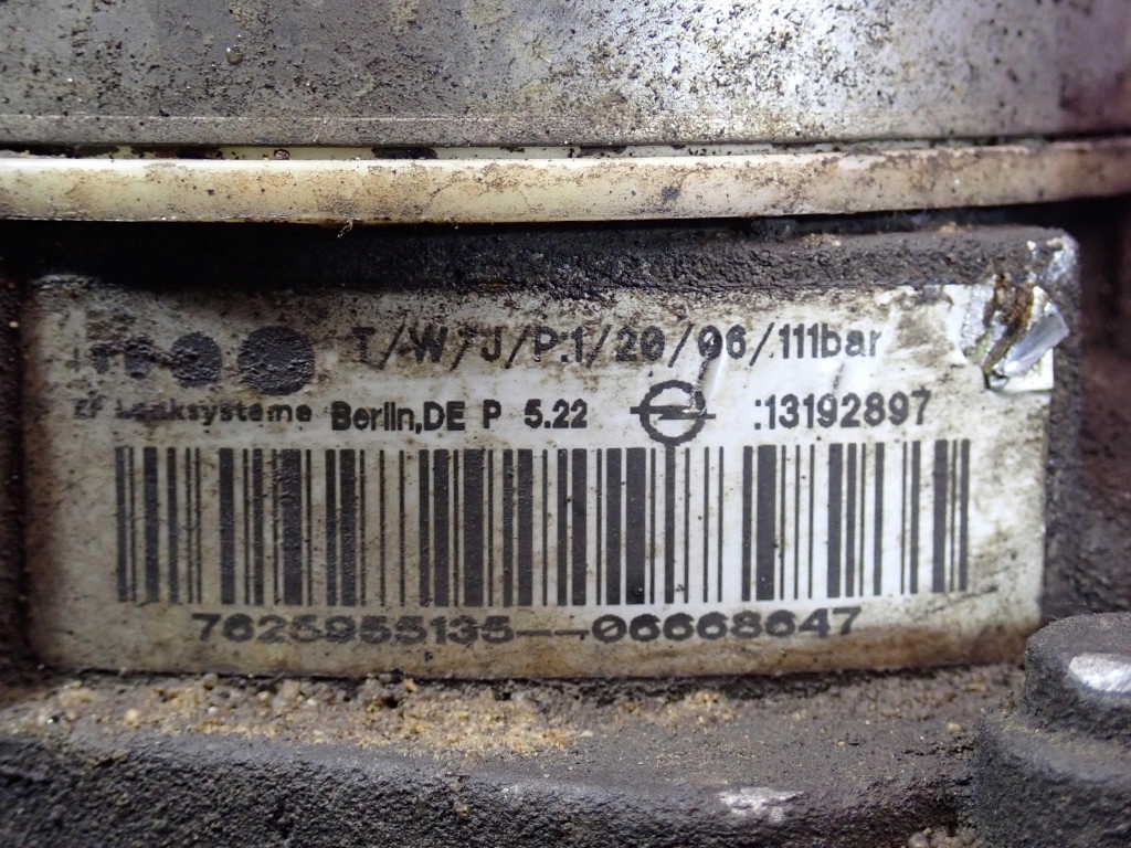 фото №8, Opel astra h iii 1,9cdti z19dtl 100km насос підсилювача 13192897