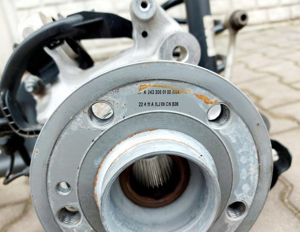 фото №9, Mercedes eqb w243 x243 23r. поворотный кулак рычаги амортизатор левый задняя