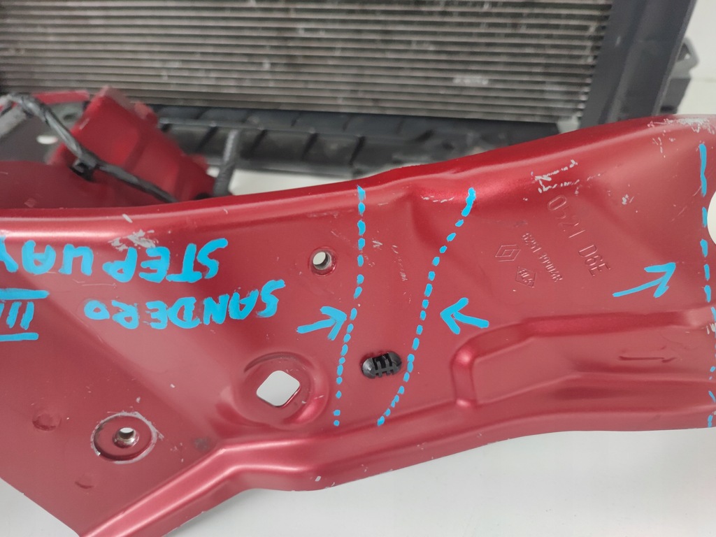 фото №7, Pas передній радіатор жалюзі dacia sandero / stepway iii 3