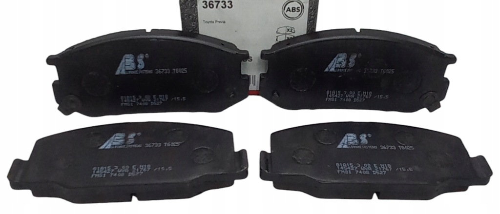 фото №1, Тормозные колодки тормозные osi перед a.b.s. toyota previa i 1990 - 2000