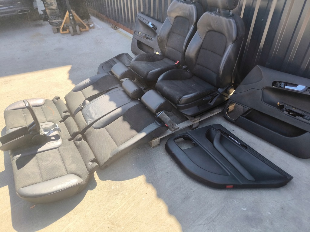 фото №13, Сидіння сидіння audi a3 8p шкіра ковші sportback 5-двері s line pół шкіра