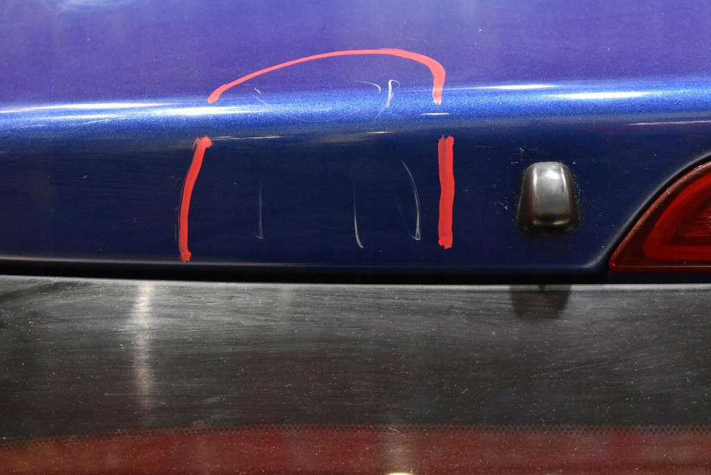 фото №5, Кришка багажника багажника задня задня granatowa mazda 2 de 3d hb 07-10