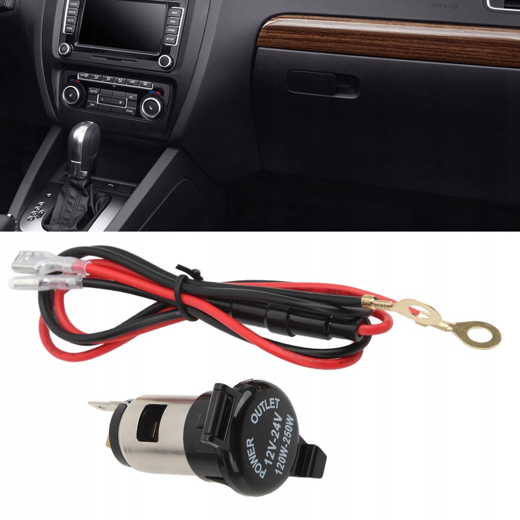 фото №14, Роз'єм прикурювача автомобільний роз'єм живлення автомобільний 12-24 v do