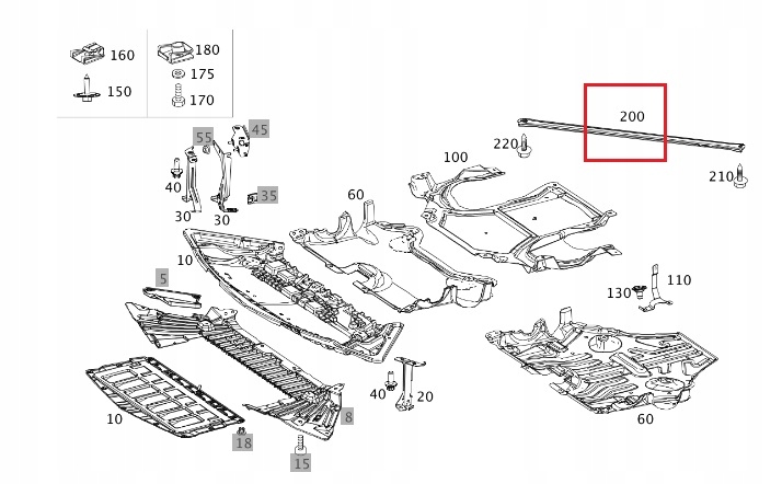 фото №2, Mercedes w204 w207 распорка балка перед оригинал