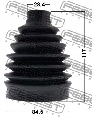 фото №2, Защита шарнир приводного наружного febest do renault duster 2.0