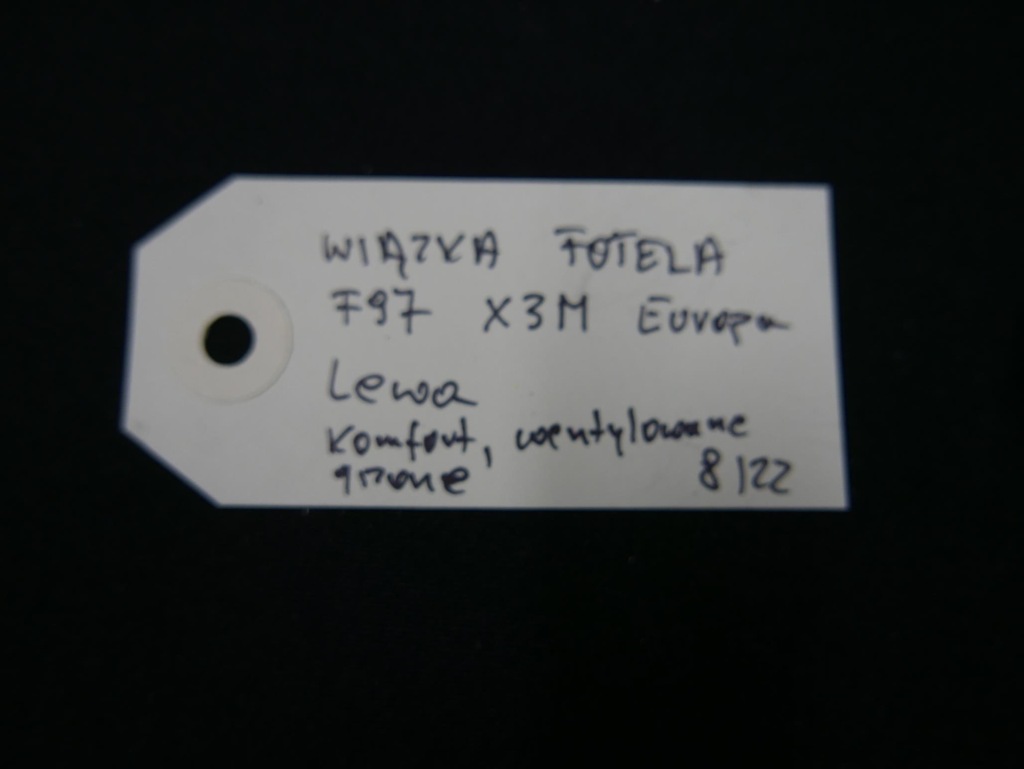 фото №11, Bmw f97 x3m жгут сиденье lewego комфорт