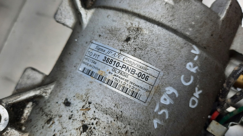 фото №4, Компрессор кондиционера honda crv cr-v ii 2.0b