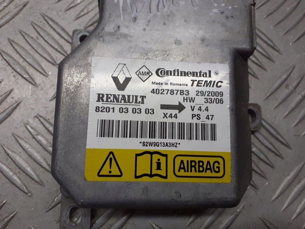 фото №3, Модуль подушка безопасности renault twingo ii 8201030303