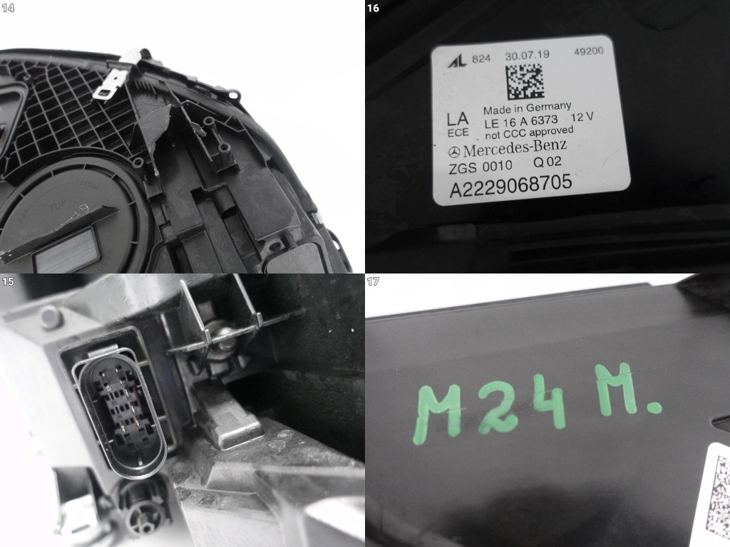 фото №12, Mercedes s w222 lift 17-20 full led multibeam левая