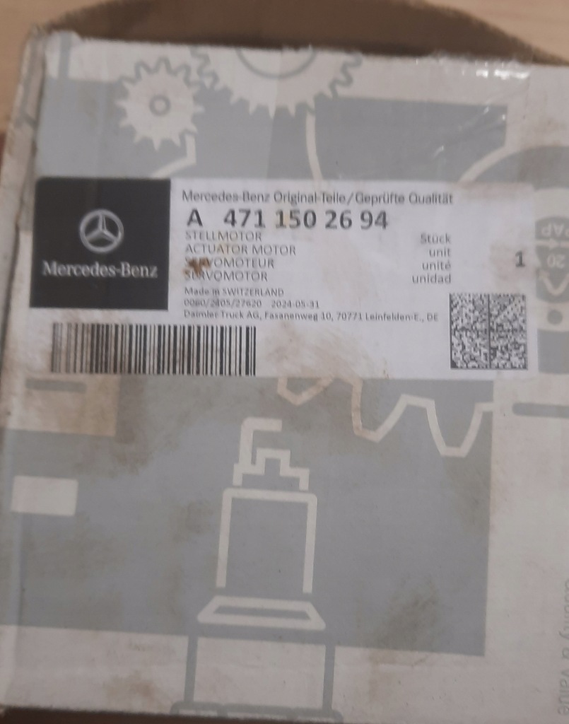 Привід egr клапан mercedes actros mp4 a4711502694 Зі Шроту