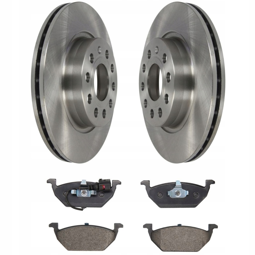 фото №1, Гальмівні диски +гальмівні колодки перед vw golf v vi plus jetta 280mm