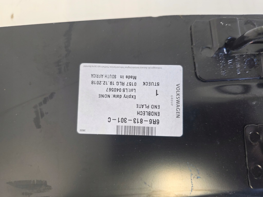 фото №7, Pas задняя задний стена vw polo 6r 6c v 09-17r 6r6813301c