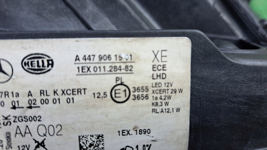 Mercedes vito w447 full led фара передня Недорого