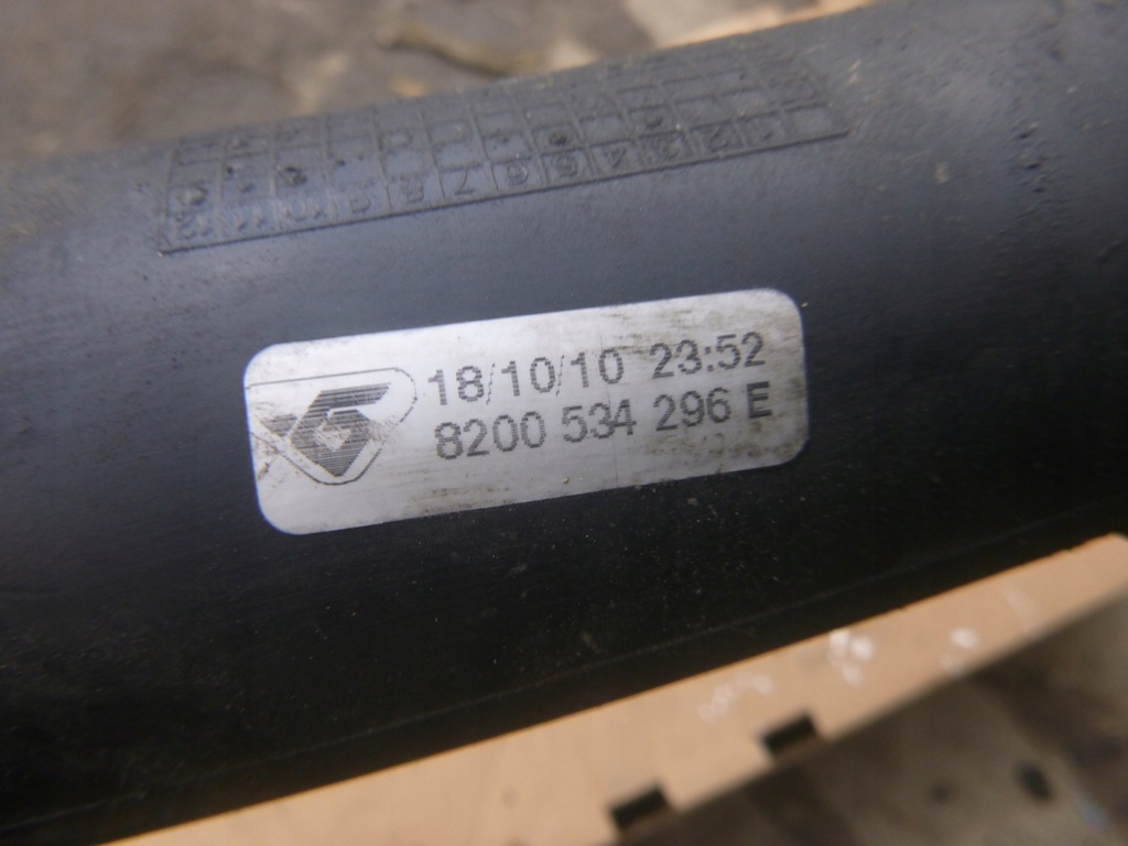 фото №4, Kangoo ii труба шланг воздуха 8200534296e 1.5