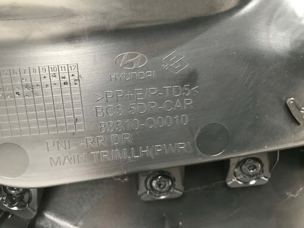 фото №8, Hyundai i20 iii n-line 2022 обивка обшивка дверь левый задняя 83310-q0010