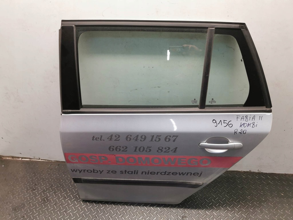 фото №6, Двері лівий задня skoda fabia ii kombi 9156