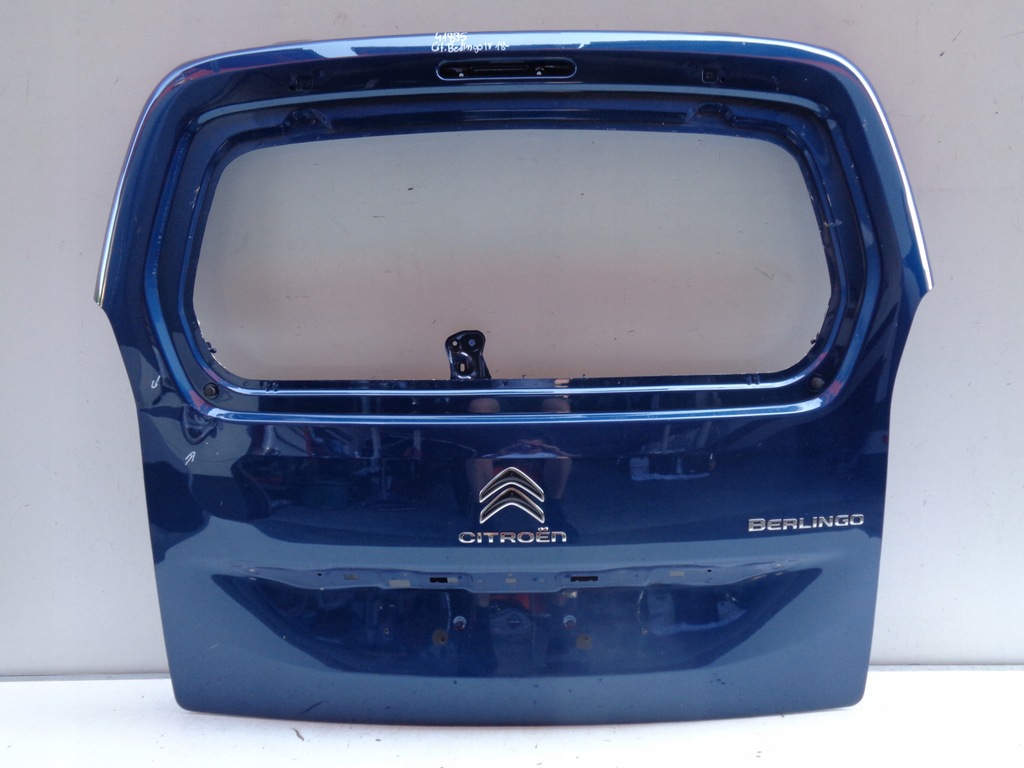 фото №1, Кришка багажника задня citroen berlingo iv 18- rifter partner combo e nr 41895
