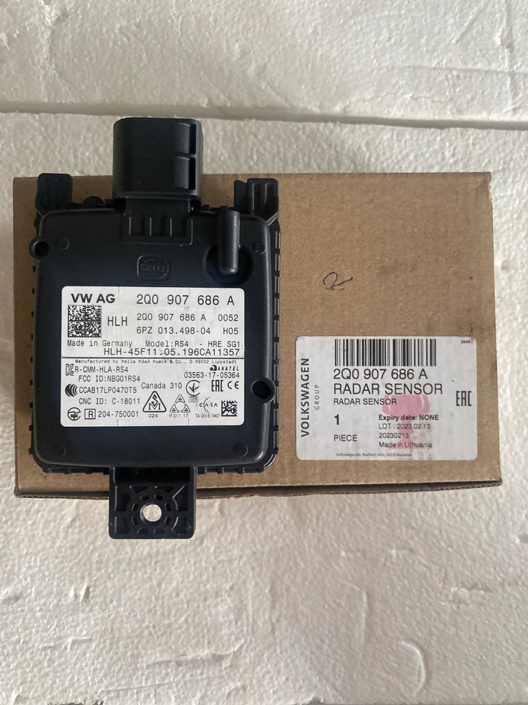 фото №1, Радар датчик vw audi 2q0907686a
