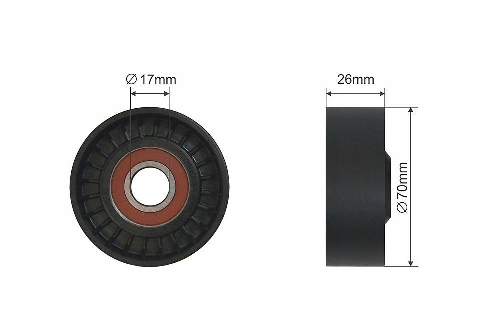 фото №1, Ролик натяжитель ремень wiel chrysler sebring 2.0 06-12