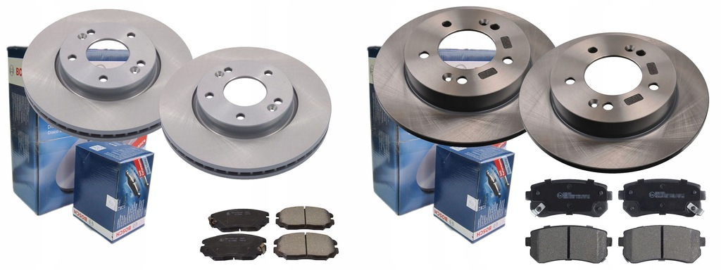 фото №1, Тормозные диски тормозные колодки p+t bosch hyundai ix20 284mm