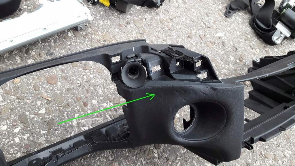 фото №4, Mercedes cls w218 приборная панель приборная панель кожа подушки безопасности