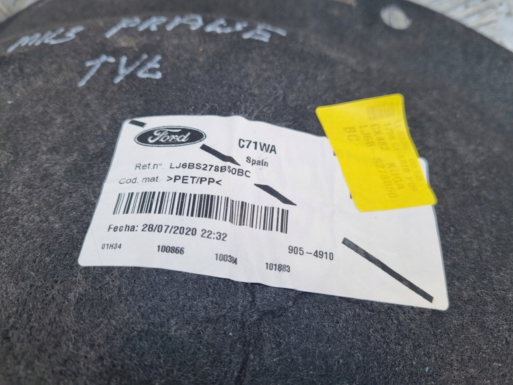 фото №3, Ford kuga mk3 2021r подкрылок правое задняя