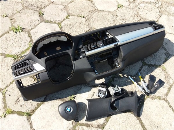 фото №6, Приборная панель rozdziela подушка ремни натяжители консоль приборная панель bmw x5 e70