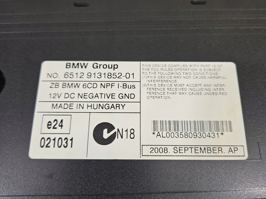 Чейнджер cd bmw x3 e83 9131852-01, 9131852 Доставка