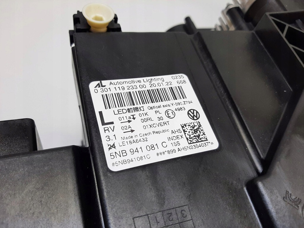 фото №15, Vw tiguan 2021-2024 лампа фара фари l+p 5nb941082c 5nb941081c