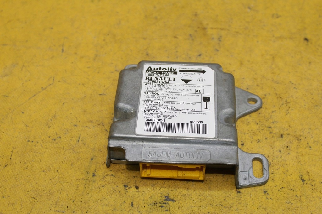 фото №1, Модуль блок керування подушка безпеки master ii 550752100