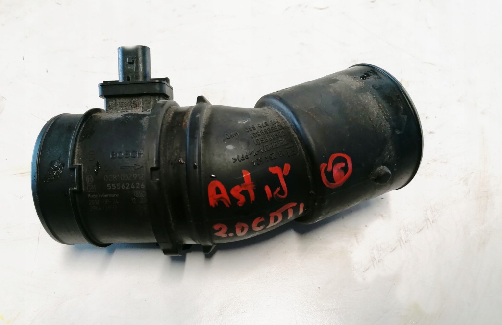 фото №1, Opel astra j 12r - труба пабтрубок  шланг 13254634