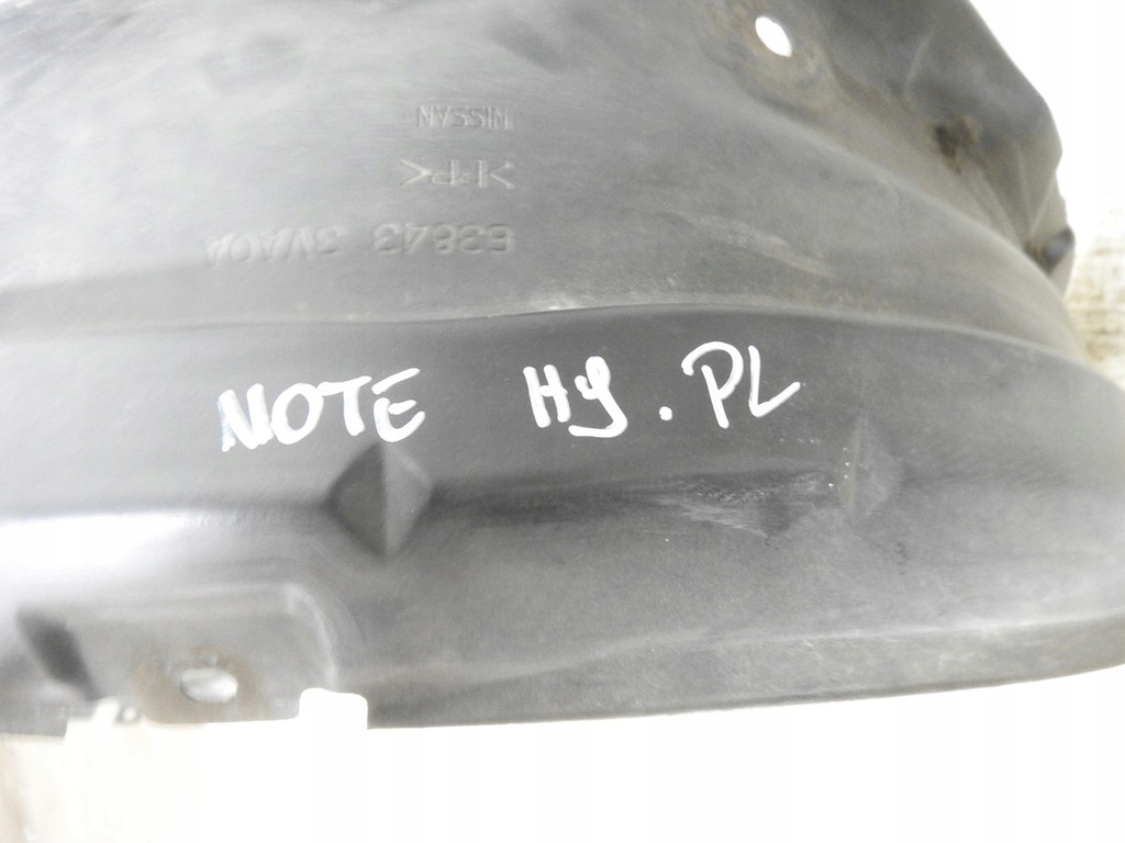 фото №6, Nissan note ii e12 12-16 подкрылок левый перед 63843 3va0a