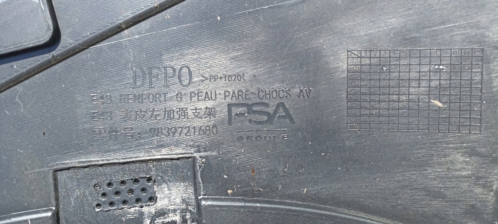 Бампер передний citroen c5 x 22-23rok 9839721680 с Разборки