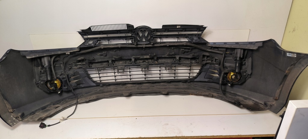 фото №13, Бампер перед передній vw golf vi ld5q омивачі łady