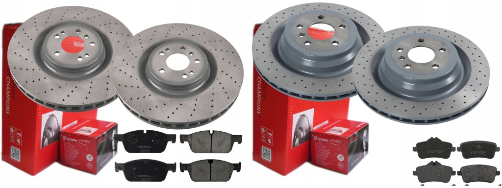 фото №1, Гальмівні диски гальмівні колодки p+t brembo mercedes gl x166 gle c292