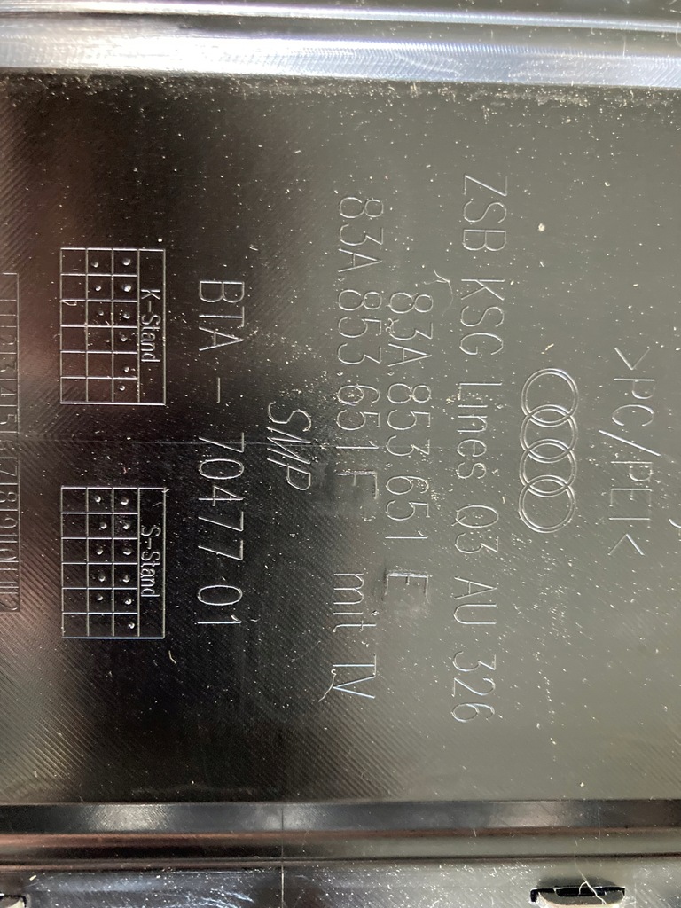 фото №11, Решітка радіатора решітка радіатора бампера хром audi q3 83a s-line 18-