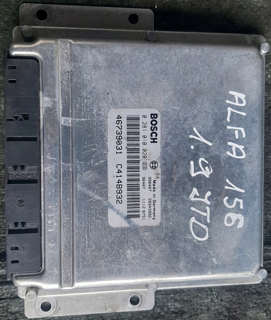 фото №1, Alfa romeo 156 1.9 jtd 105km бортовой компьютер блок управления