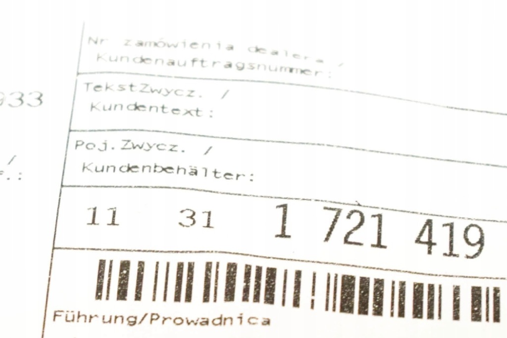 Напрямна ланцюга розподільного валу двигуна bmw e30 e36 кабріолет  купе 1721419 Київ