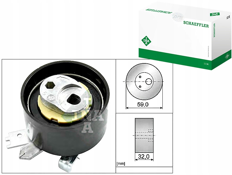 фото №16, Ina ролик натяжителя dacia dacia logan ii 1.5 dci