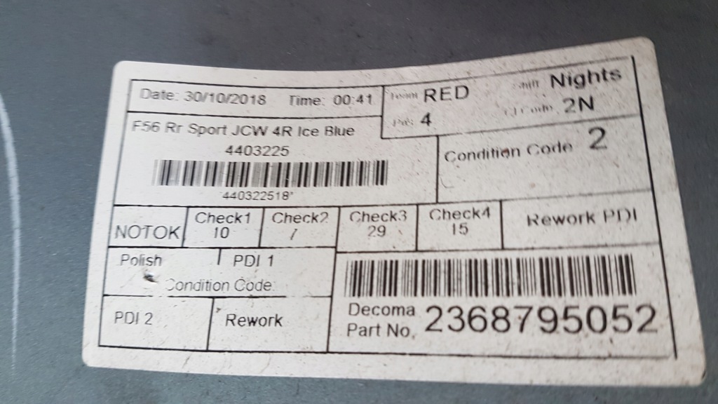 фото №9, Бампер задний mini f56 s jcw sport