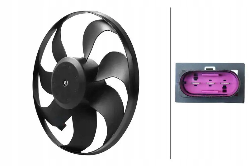 фото №1, Hella 8ew 366 420-281 вентилятор, охолодження двигуна