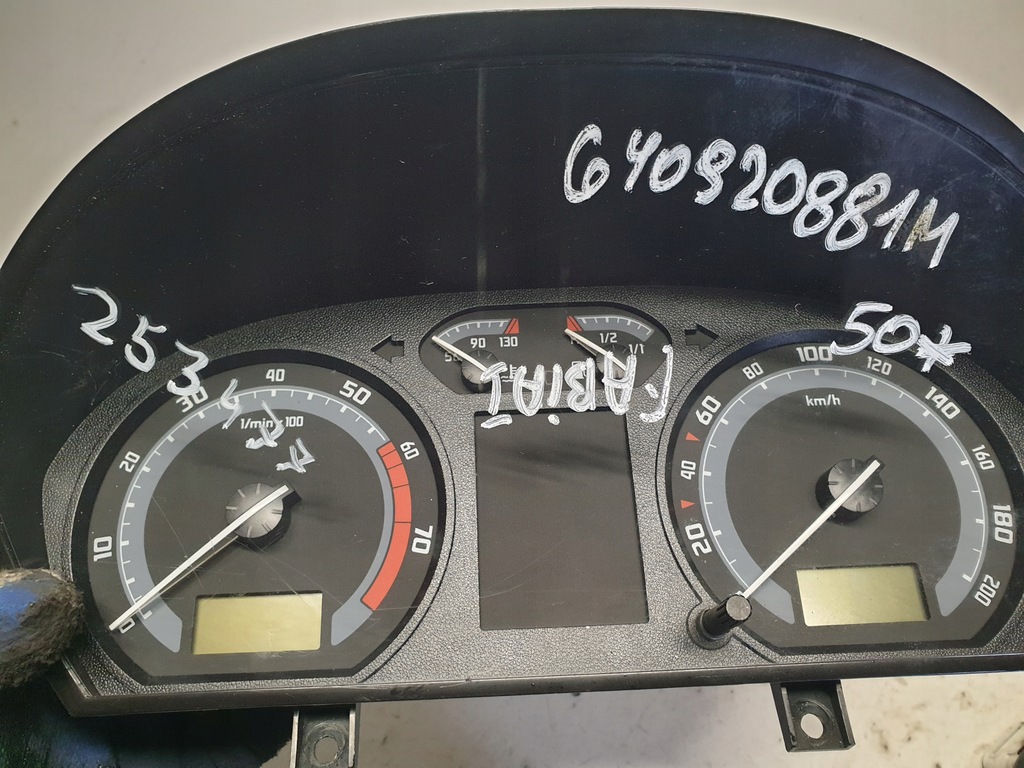 фото №5, Лічильник прилади skoda fabia i 6y0920881m