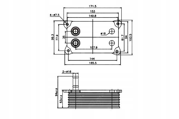 фото №1, Nrf 31071 радиатор масла, масло двигательный