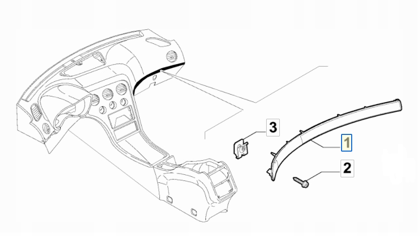 фото №3, Оригінальний номер alfa romeo молдинг панель приладів права 159 оригінал